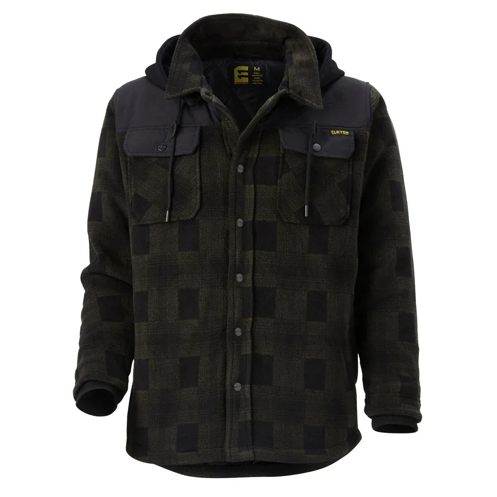 ELEVEN Workwear Check Polar Fleece Jacket - RSEA Safety Outlet